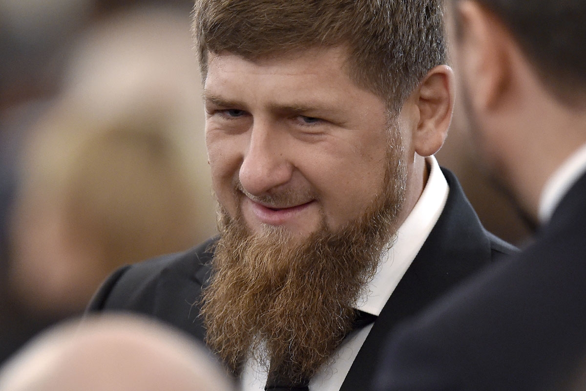 Chechnya's leader Ramzan Kadyrov waits before Russian President Vladimir Putin's Federal Assembly address at the Kremlin in Moscow on December 1, 2016.