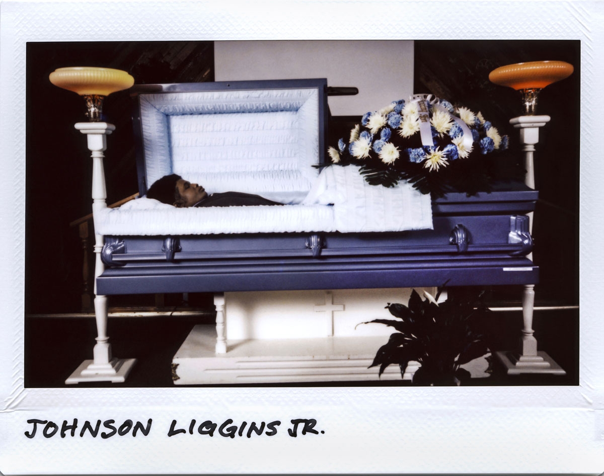 Johnson John John Liggins Jr.,17-year-old, at the Gatlings Funeral Home in Chicago, Illinois on November 3, 2017. Higgins died from gunshots to his head and chest in the 8000 block of South Coles Avenue on October 23, 2017.