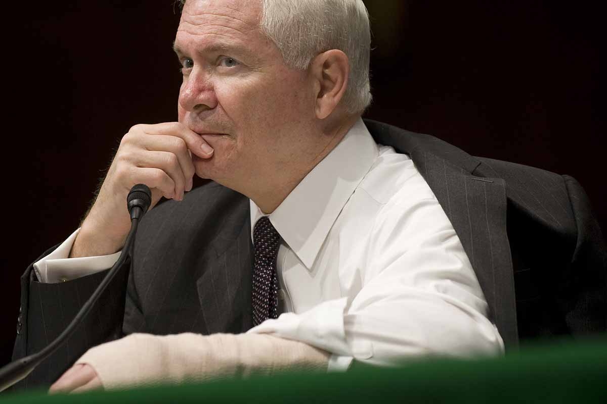 US Defense Secretary Robert Gates testifies before the Senate Armed Services Committee on Capitol Hill in Washington, DC, January 27, 2009.