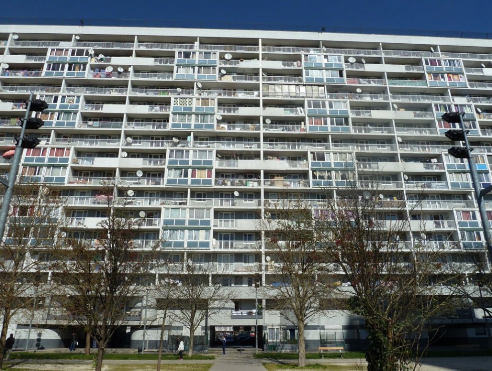 La Cité des 4000 à La Courneuve, en mars 2014 La Cité des 4000 à La Courneuve, en mars 2014